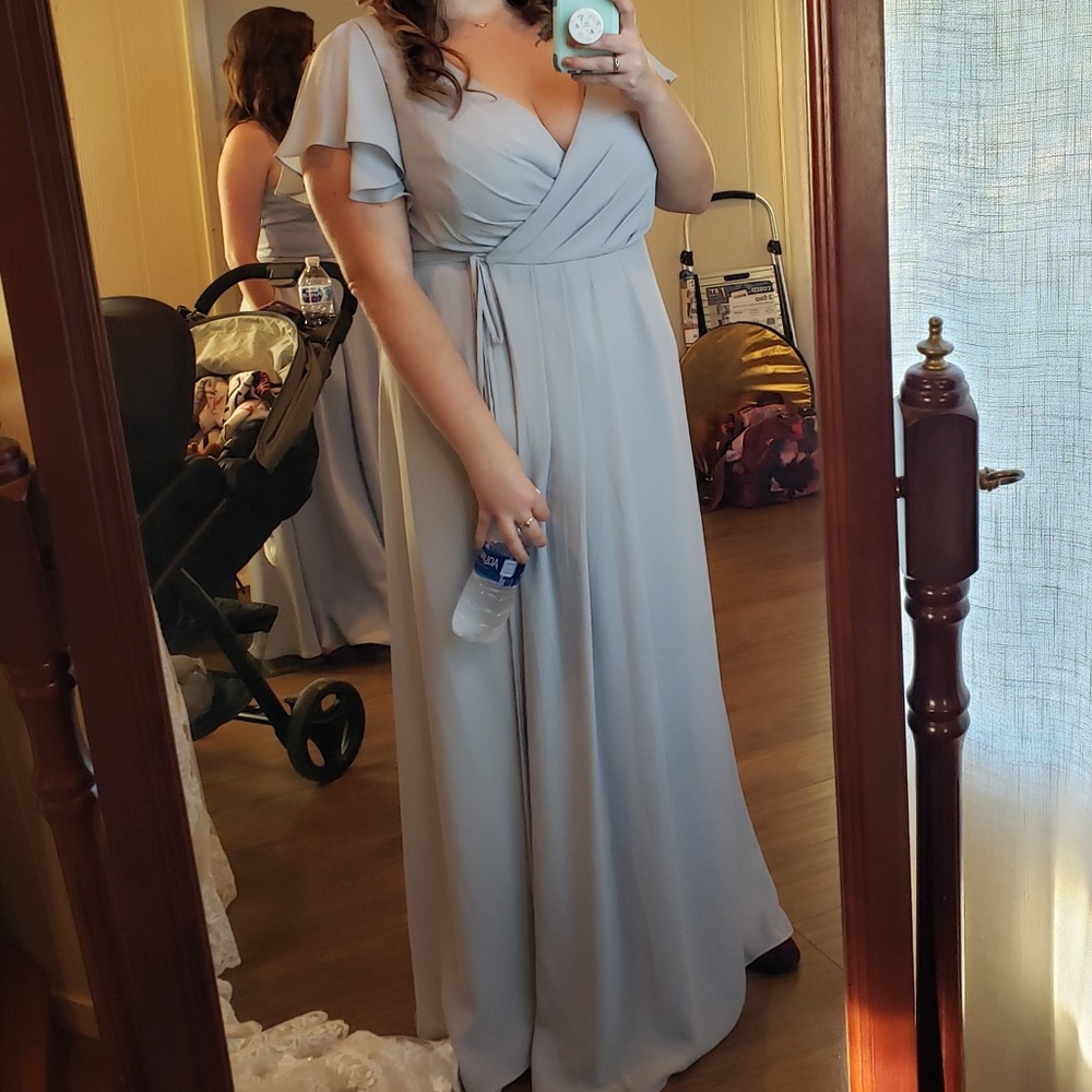 Mystic Blue Bridesmaid Dress